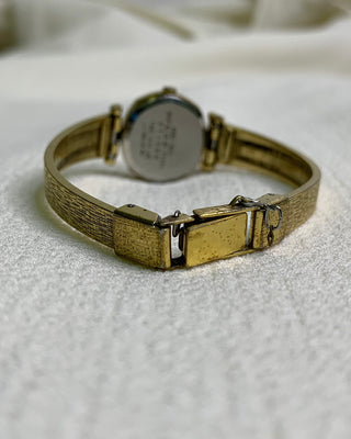 Vintage Seiko Quartz Gold Octagonal Bracelet Watch