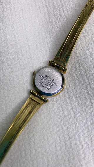 Vintage Seiko Quartz Gold Octagonal Bracelet Watch