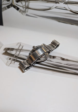 Vintage Seiko Automatic Silver-Tone Round Bracelet Watch #1