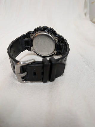 Casio Baby-G Analog-Digital Black and Gold Round Rubber Strap Watch