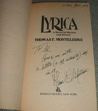 Lyrica: A Novel of Horror and Desire