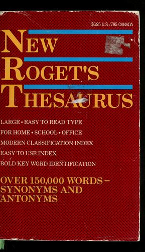 New Roget's Thesaurus