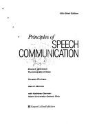 Principles of Speech Communication