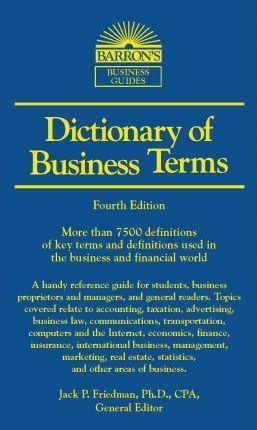 Dictionary of Business Terms - Thryft