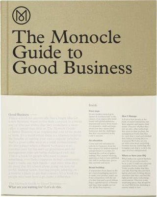 The Monocle Guide to Good Business - Thryft