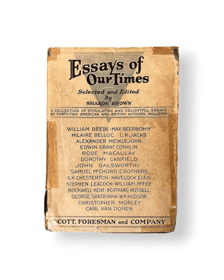 Essays of Our Times - Thryft