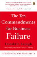 The Ten Commandments For Business Failure - Thryft