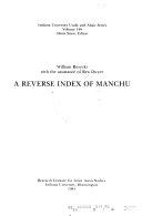 A Reverse Index of Manchu - Thryft