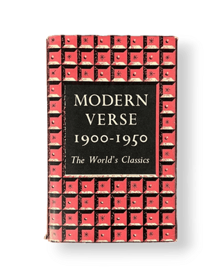 Modern Verse: 1900-1950 - Thryft